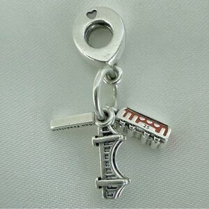 Pandora Sterling Silver Dangle Travel Charm of San Francisco